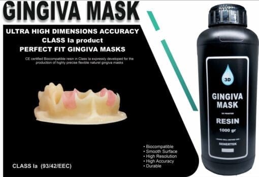 GINGIVA MASK resin - Senertek 3D